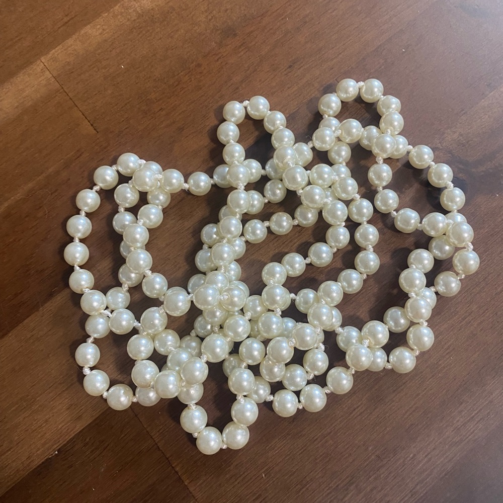 Faux Pearl Necklace